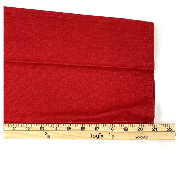 Bill Bass Capri‎ Jean Shorts Womens 10 Petite Red Denim Stretch - Picture 8 of 9